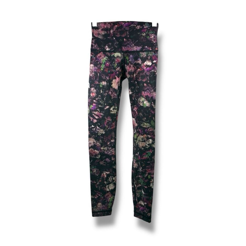 Lululemon Wunder Under High Rise Tight in Nulux Stencil Blossom Multi Size 2